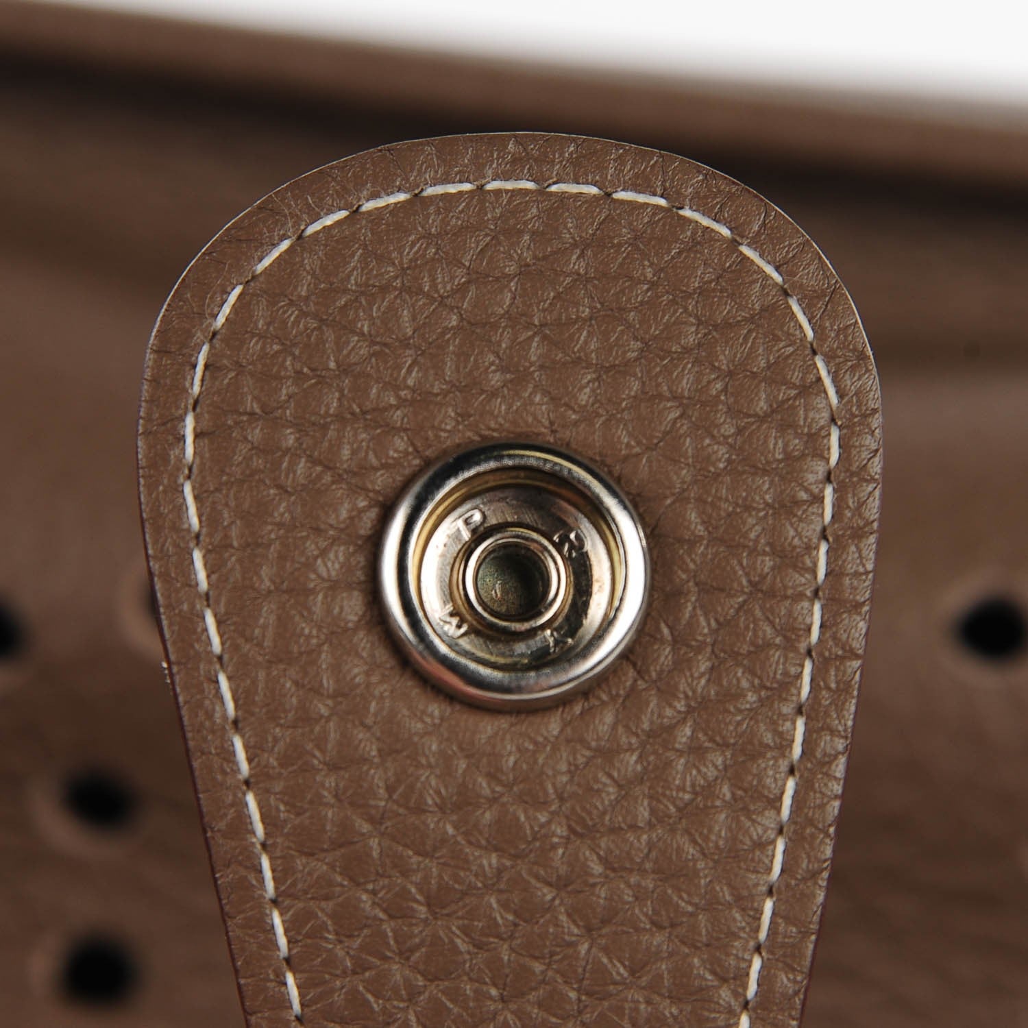 Hermes Taurillon Clemence Evelyne III GM Etoupe 14 of 14