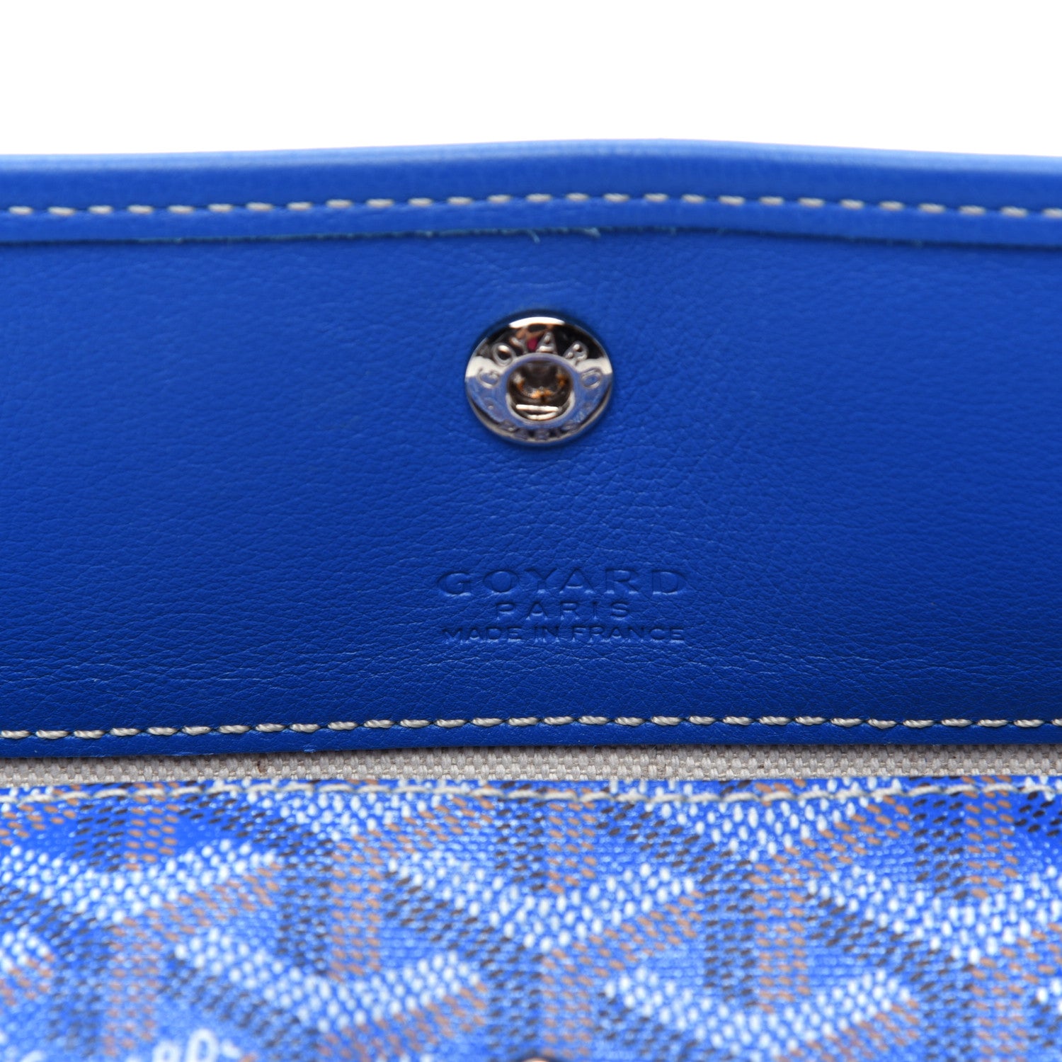 Goyard Goyardine Pouch Sky Blue 8 of 9