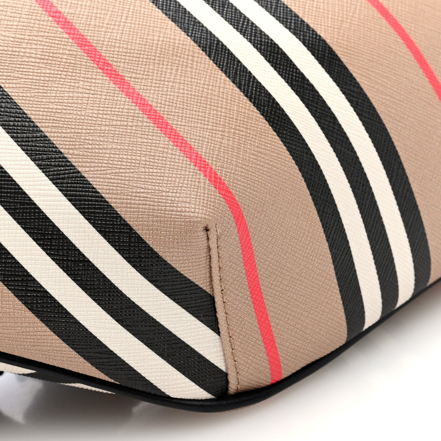 E-Canvas Icon Stripe Sonny Bum Bag Archive Beige
