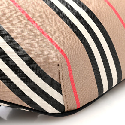 Burberry E-Canvas Icon Stripe Sonny Bum Bag Archive Beige 8 of 9