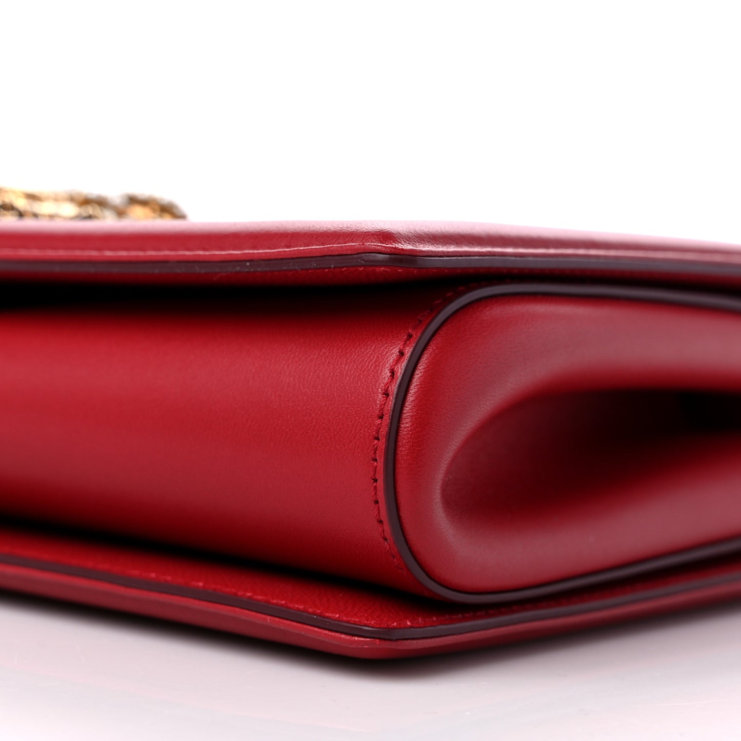 Calfskin Large Devotion Crossbody Bag Red