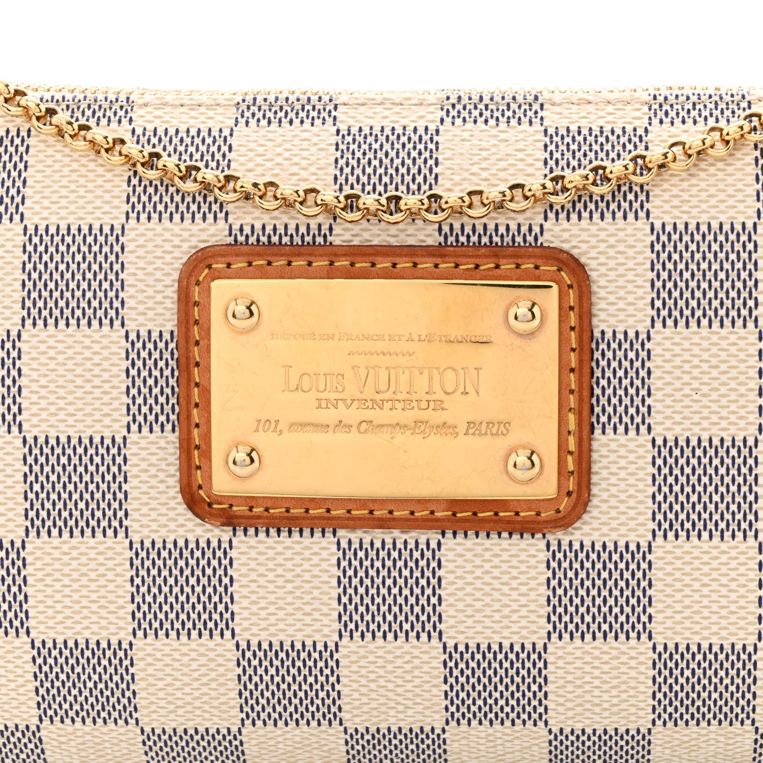 Louis Vuitton Damier Azur Eva Clutch 8 of 10