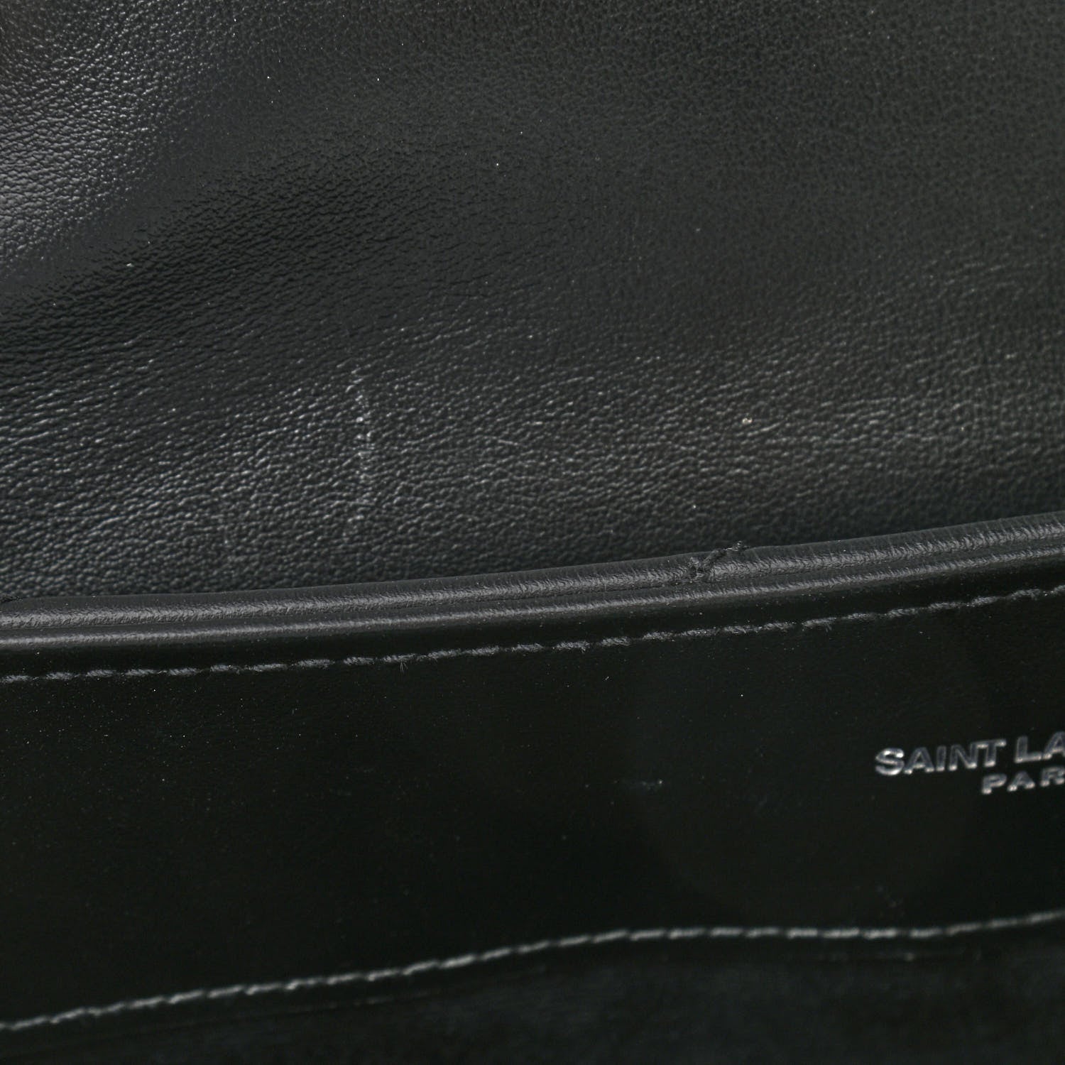 Saint Laurent Calfskin Y Quilted Monogram Medium Loulou Chain Satchel Black 8 of 11