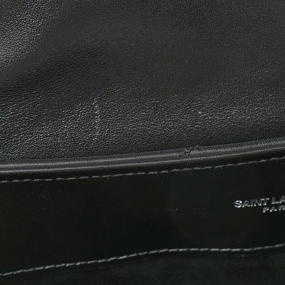 Saint Laurent Calfskin Y Quilted Monogram Medium Loulou Chain Satchel Black 8 of 11