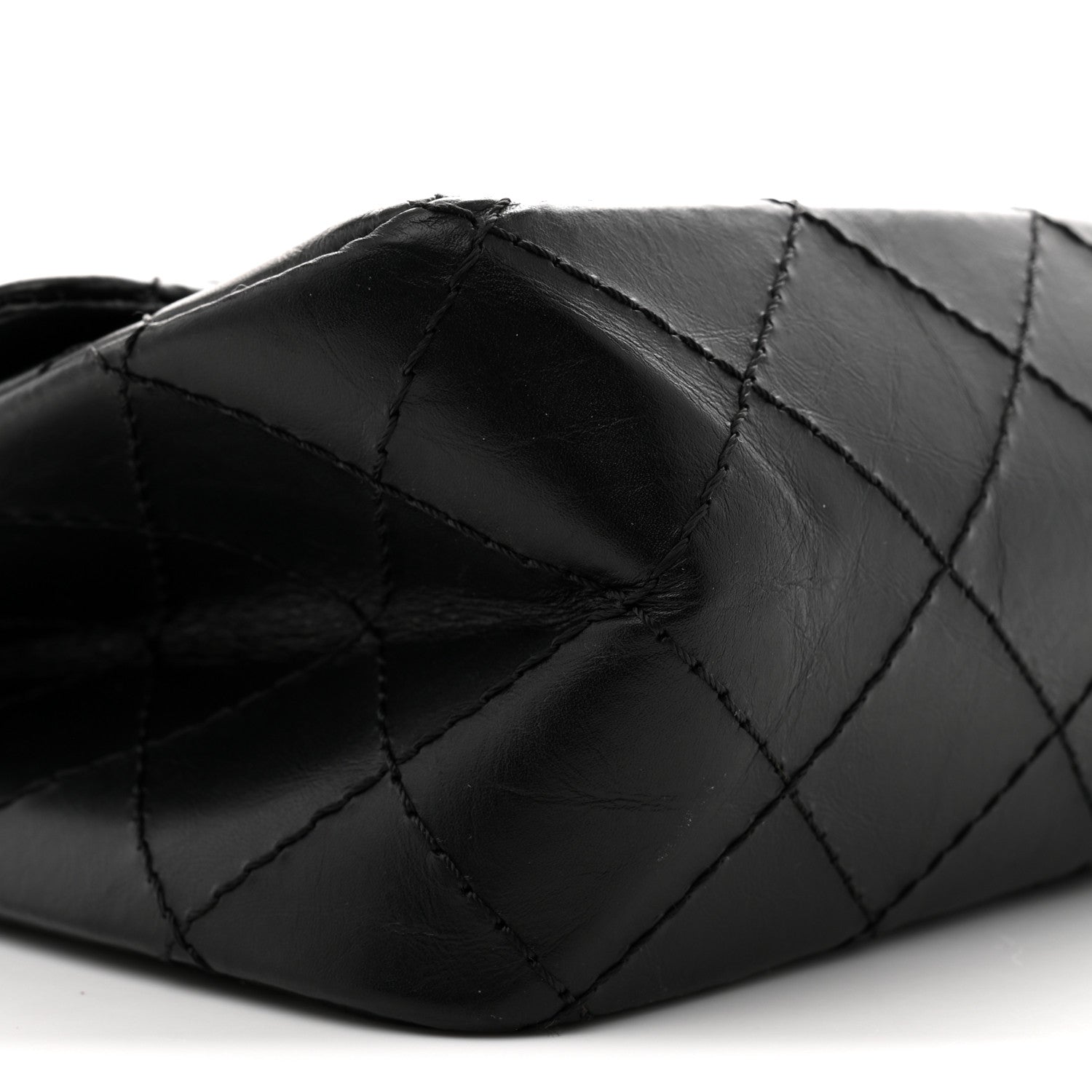 Chanel Aged Calfskin Quilted 2.55 Reissue 226 Flap Black 9 of 11