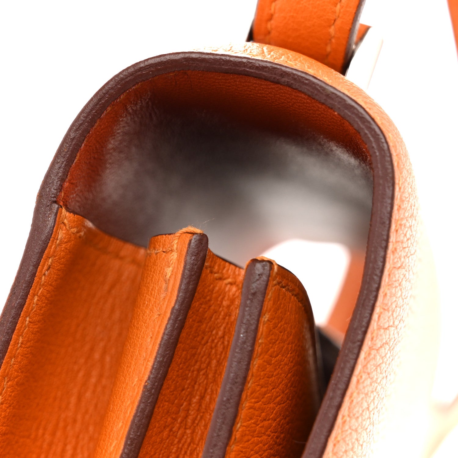 ＊tata＊ HERMES Hermes Evercolor Verso Constance 18 Abricot Terre Battue 1844566