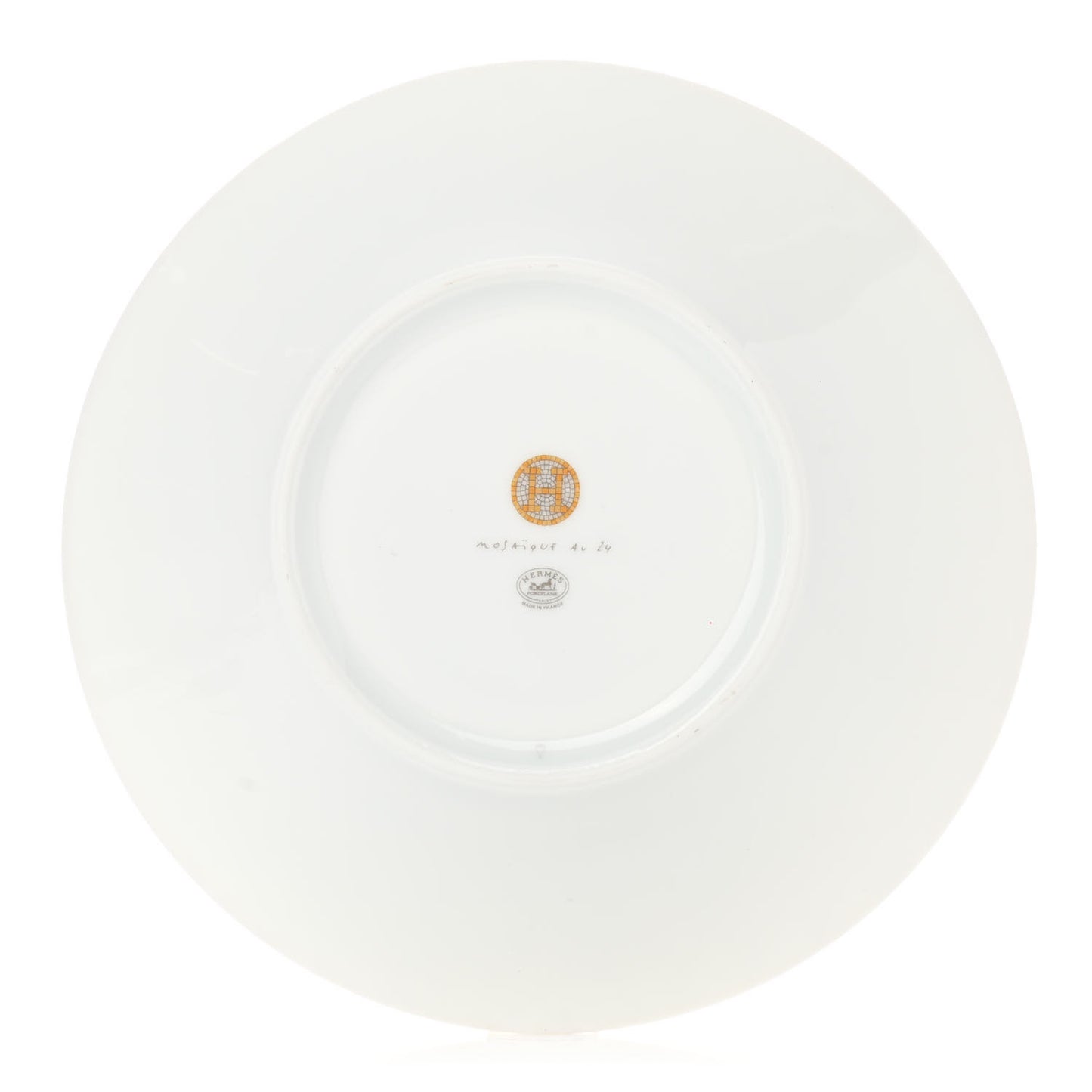 Porcelain Mosaique Au 24 Gold Breakfast Cup And Saucer Set Of 2