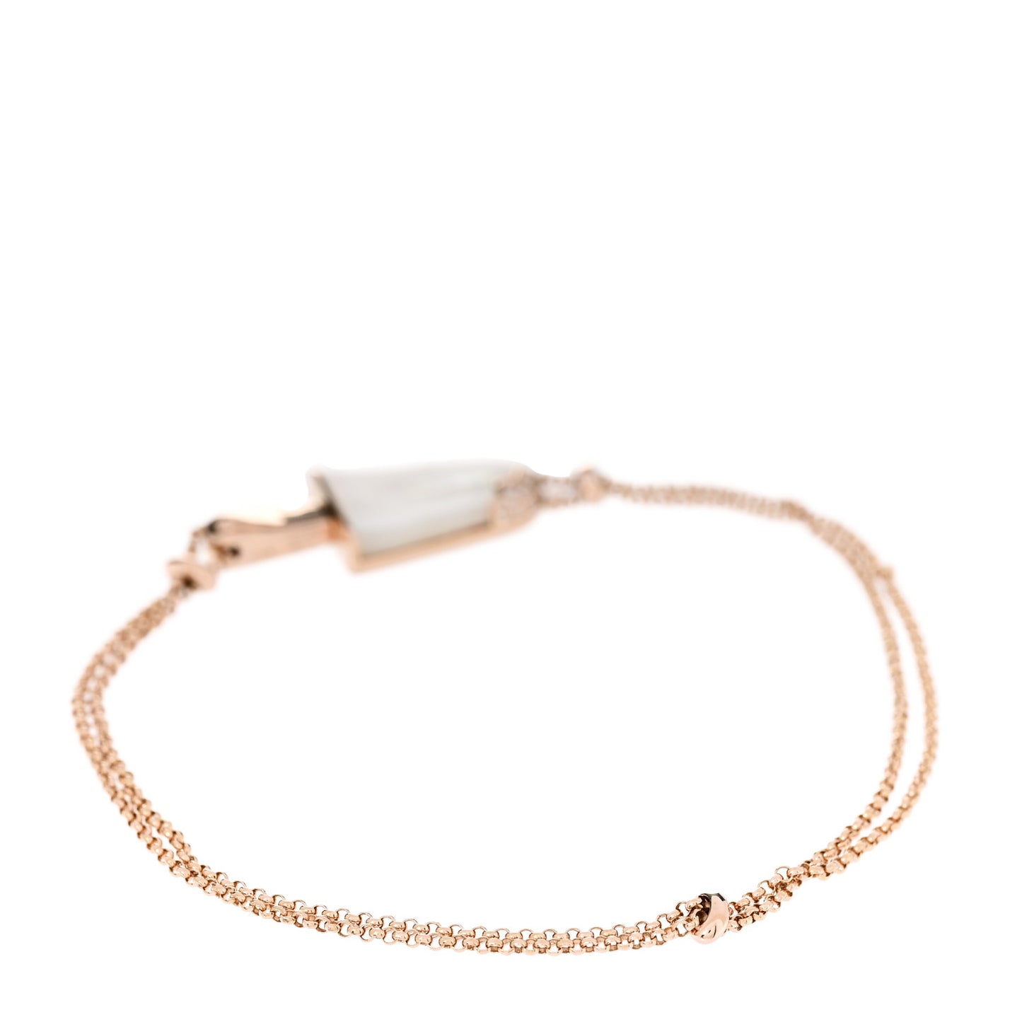 18K Rose Gold Mother of Pearl Diamond Gelati Bracelet ML