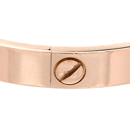 Cartier 18K Pink Gold LOVE Bracelet 18 5 of 9