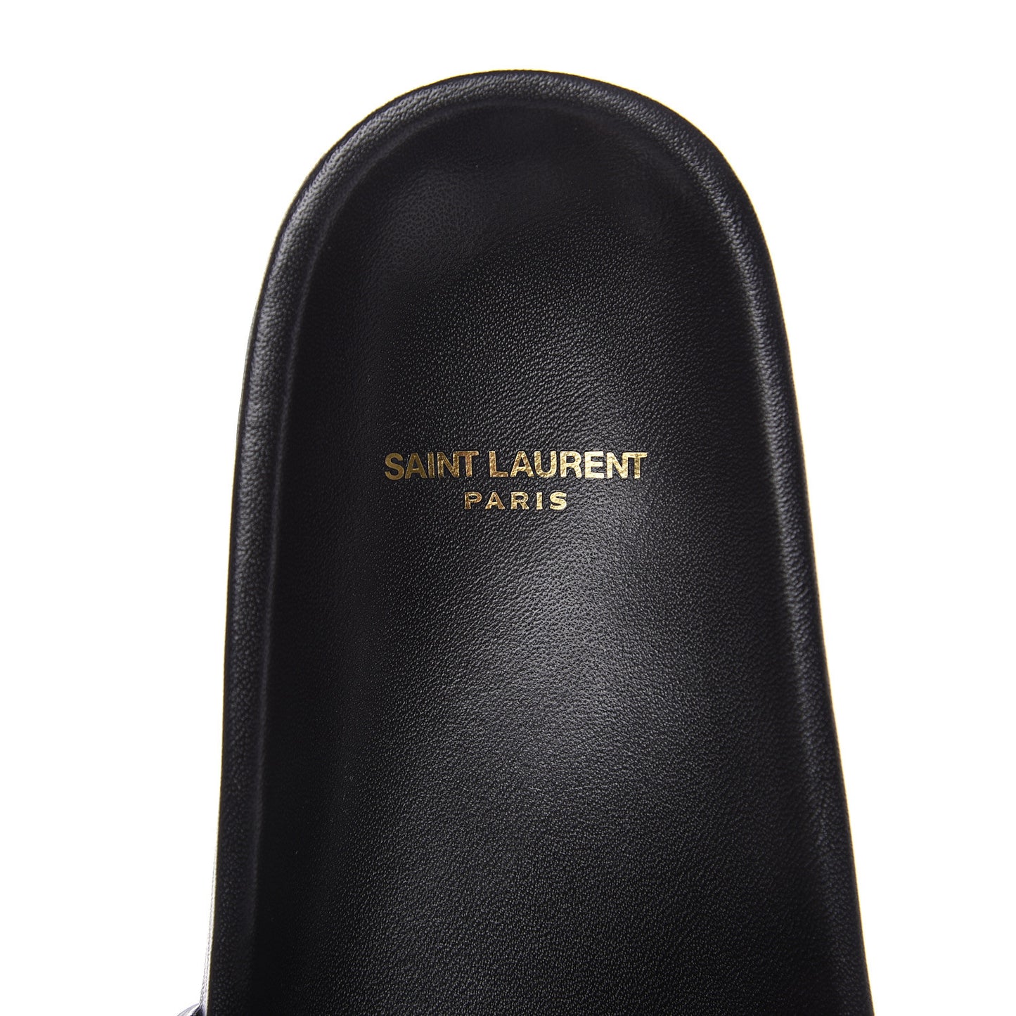 Calfskin Monogram Jimmy Joan Slide Sandals 37 Black