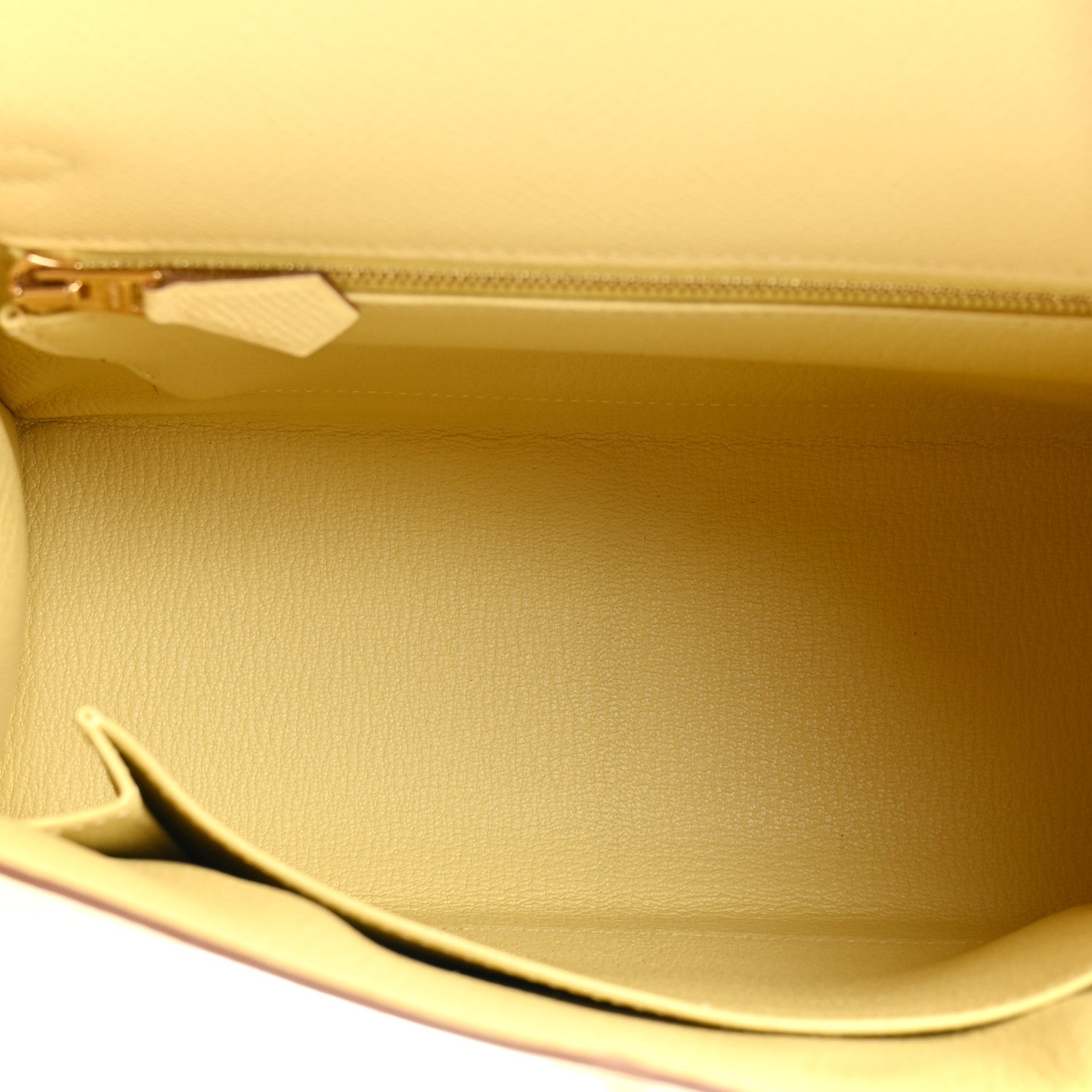 Hermes Epsom Kelly Sellier 25 Jaune Poussin 5 of 10
