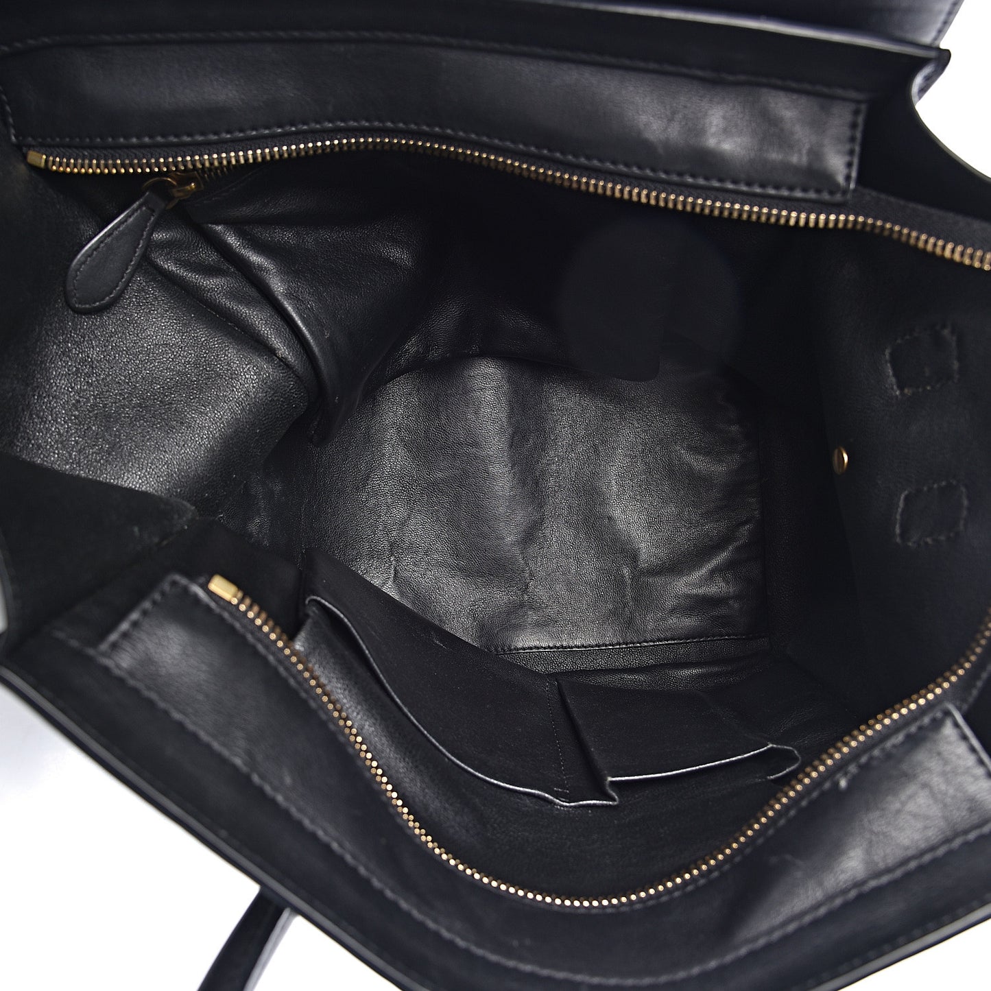 Smooth Calfskin Mini Luggage Black