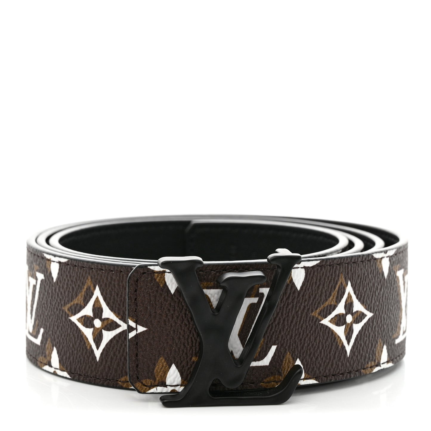 Monogram 40mm LV Shape Belt 110 44 Black