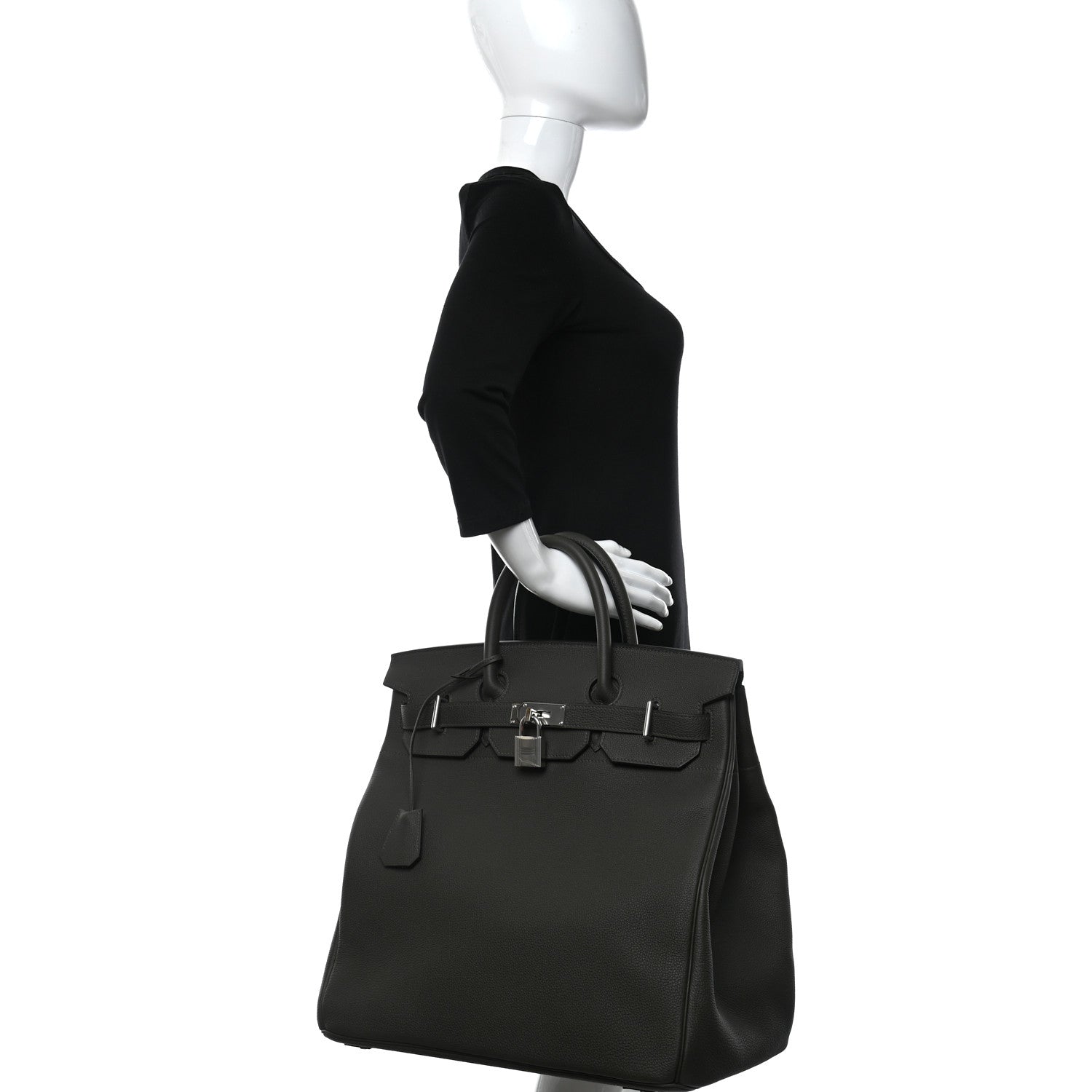 Hermes Togo HAC Birkin 40 Vert De Gris 2 of 10