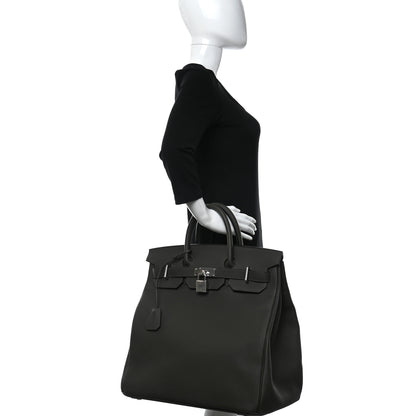 Hermes Togo HAC Birkin 40 Vert De Gris 2 of 10