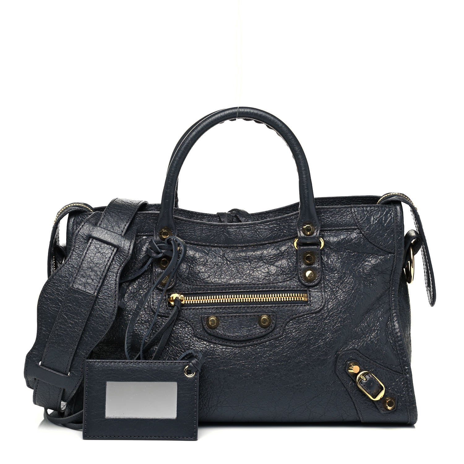 Balenciaga Agneau Classic Gold Hardware S City Gris Fossile 1 of 9