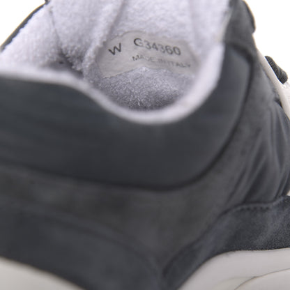 Chanel Denim Suede Calfskin CC Sneakers 36 Grey 7 of 9
