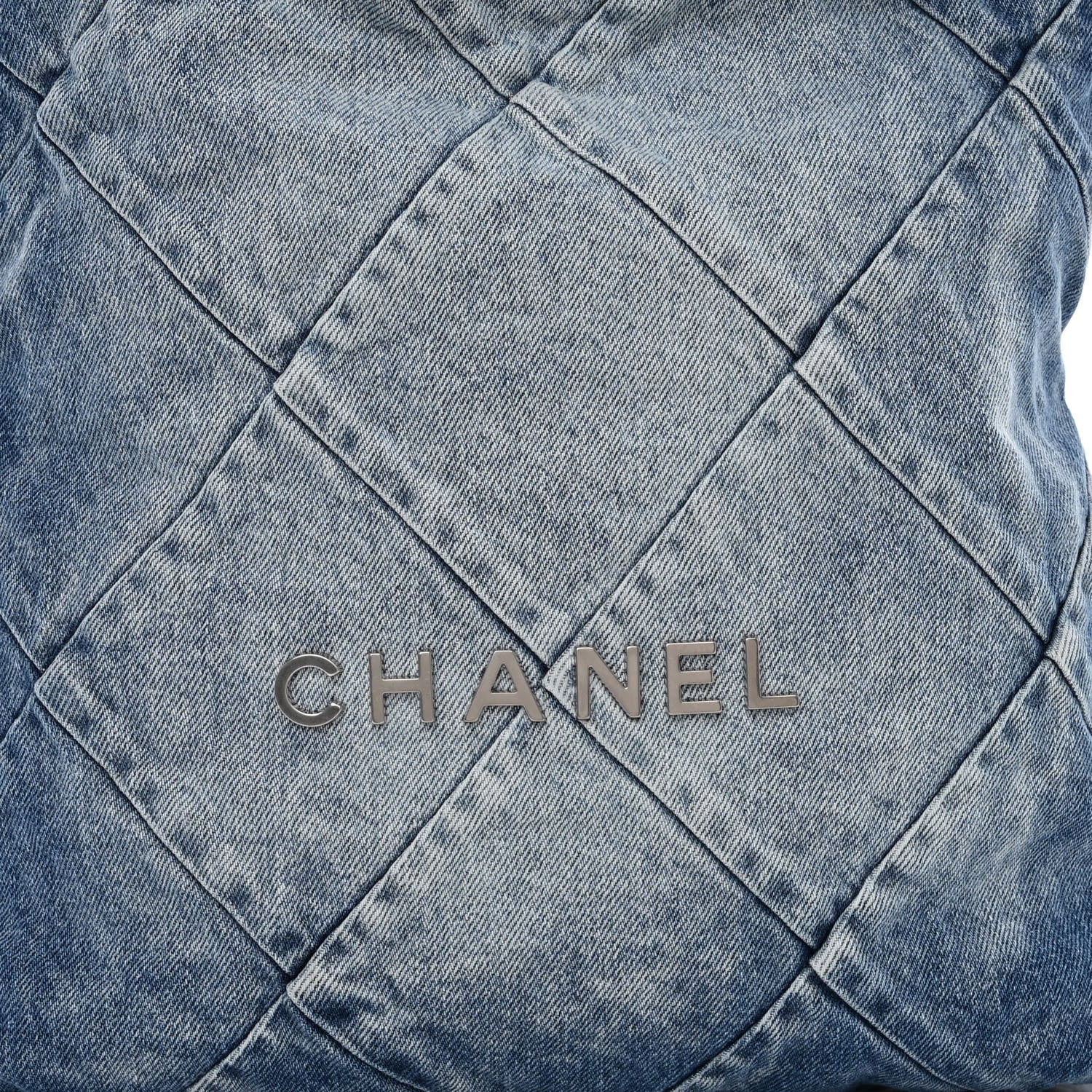 Chanel Denim Quilted Chanel 22 Backpack Blue 8 of 10