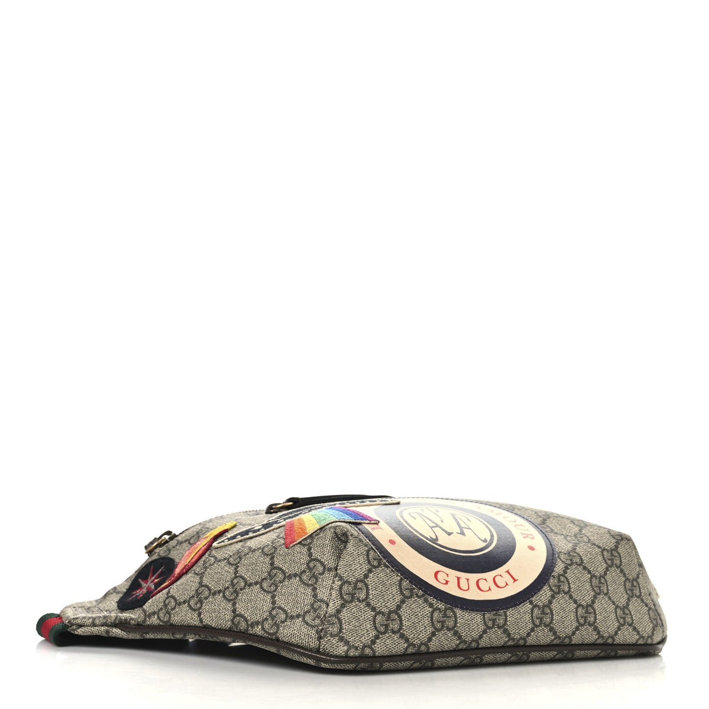 GG Supreme Monogram Courrier Belt Bag Beige New Acero