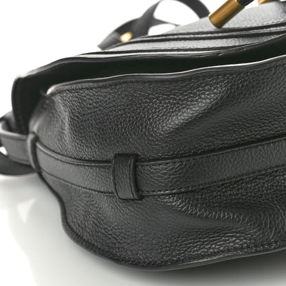 Chloe Calfskin Medium Marcie Round Crossbody Bag Black 10 of 11