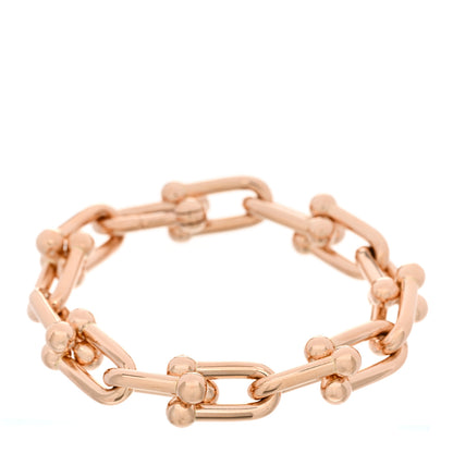 Tiffany 18K Rose Gold Large HardWear Link Bracelet 1 of 3
