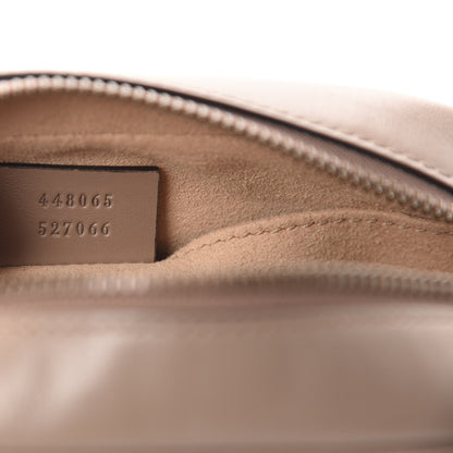 Gucci Calfskin Matelasse Mini GG Marmont Chain Shoulder Bag Porcelain Rose 10 of 11