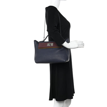 Hermes Togo Swift 24/24 29 Bleu Nuit Bleu Indigo Bordeaux Kraft 2 of 10
