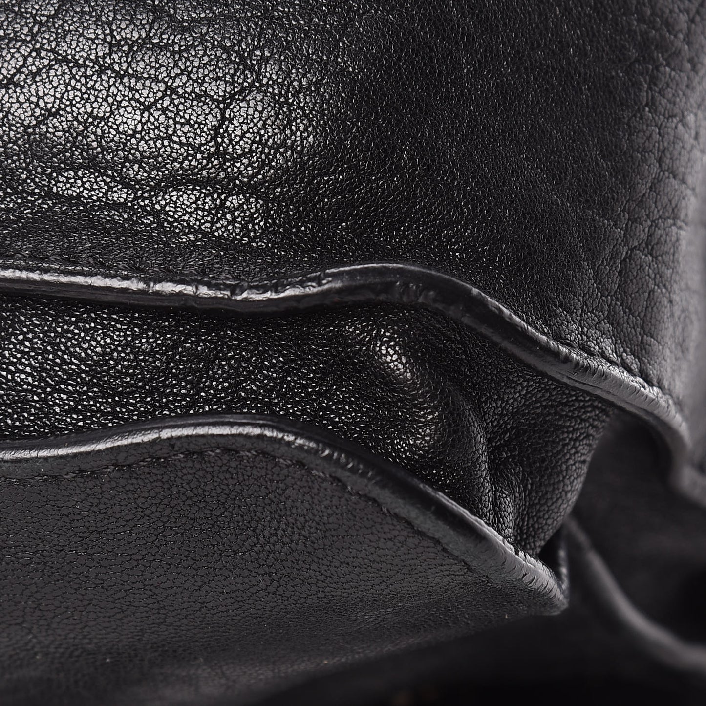 Lambskin PS1 Mini Pouch Messenger Black