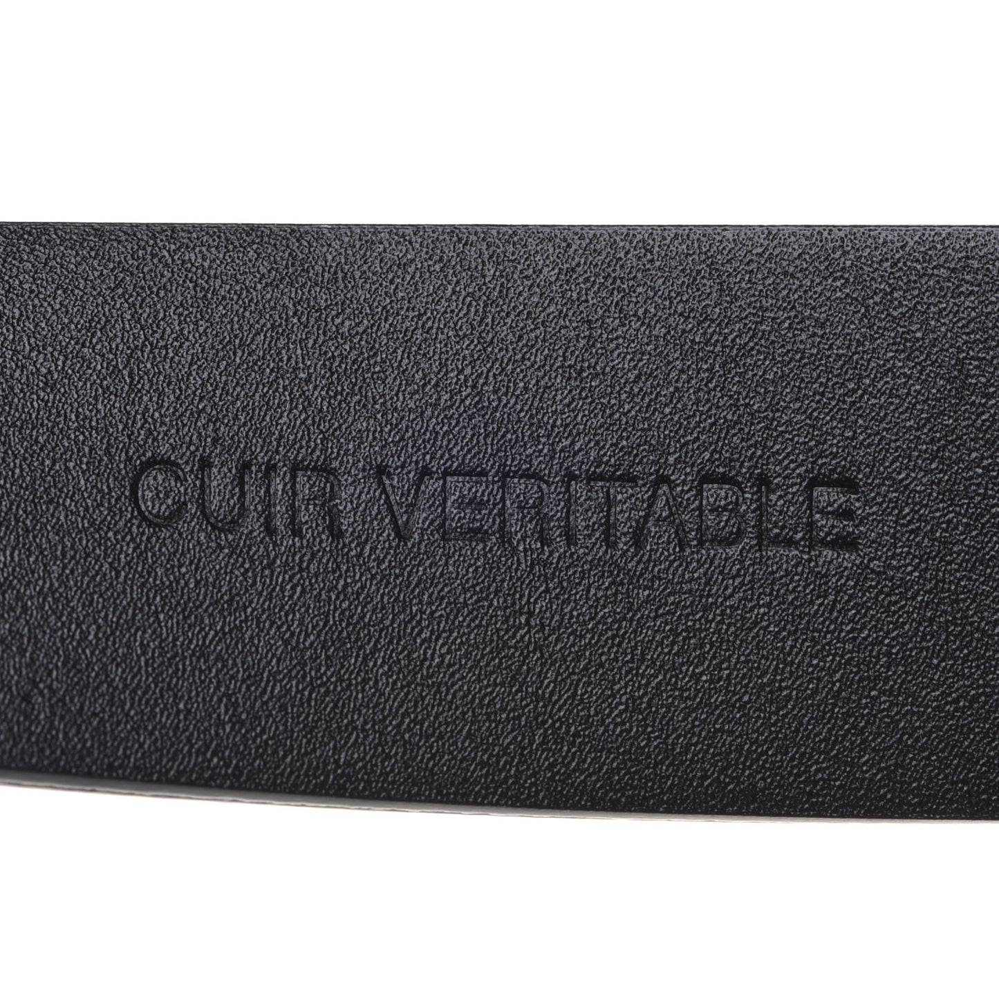 Calfskin Paris Button CC Belt 75 30 Black