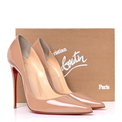 Christian Louboutin Patent So Kate 120 Pumps 40.5 Nude 10 of 10