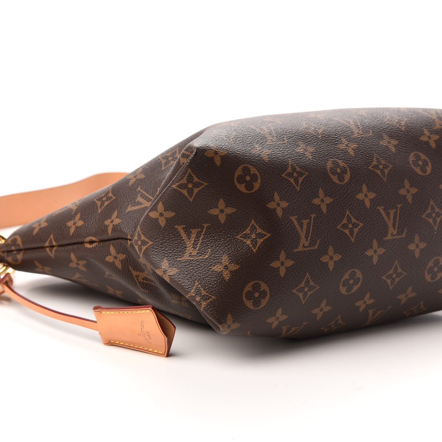 Monogram Flower Zipped Tote MM Beige