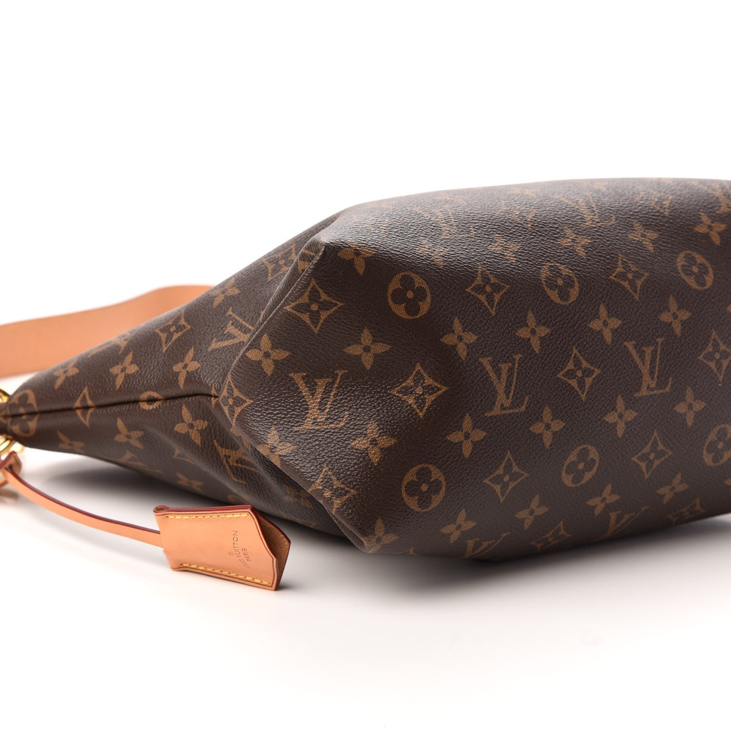 Louis Vuitton Monogram Flower Zipped Tote MM Beige 8 of 11
