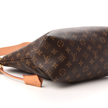 Louis Vuitton Monogram Flower Zipped Tote MM Beige 8 of 11