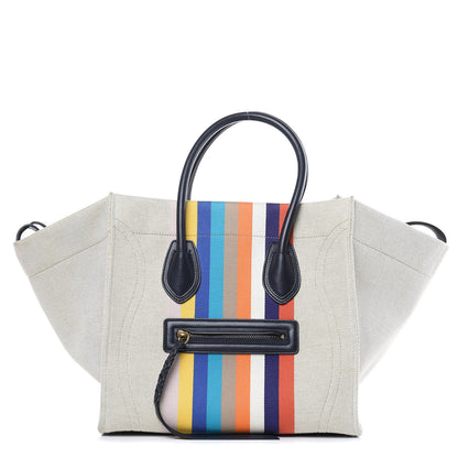 Celine Cotton Canvas Medium Phantom Luggage Multicolor 1 of 13
