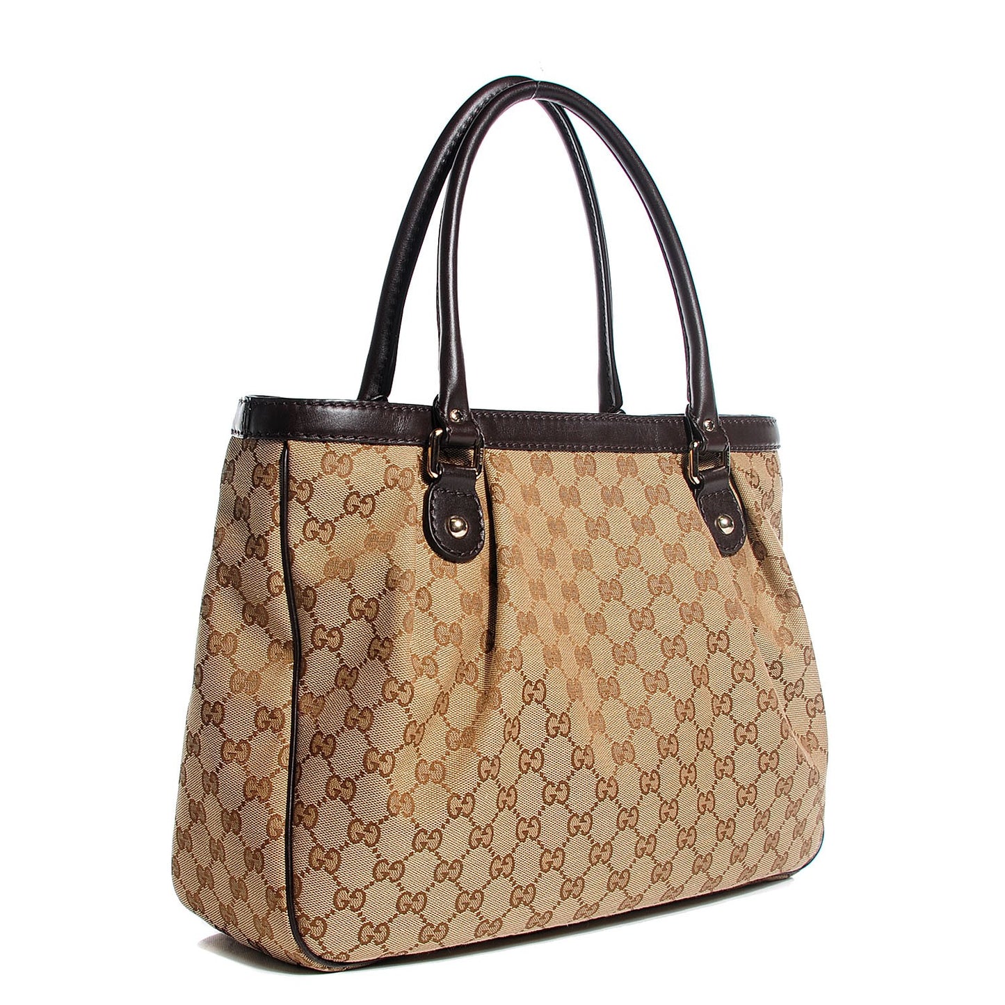 Monogram Medium Sukey Top Handle Tote Brown