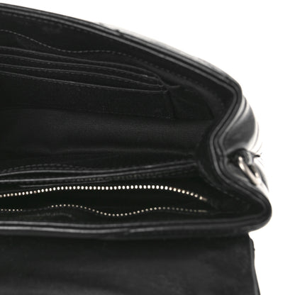 Saint Laurent Calfskin Y Quilted Monogram Toy Loulou Crossbody Bag Black 5 of 9