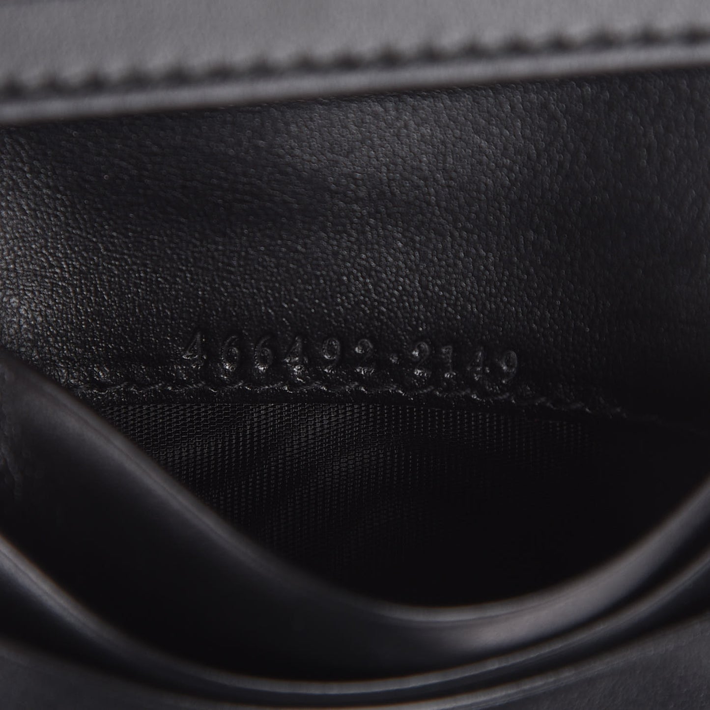 Calfskin Matelasse GG Marmont Card Case Wallet Black