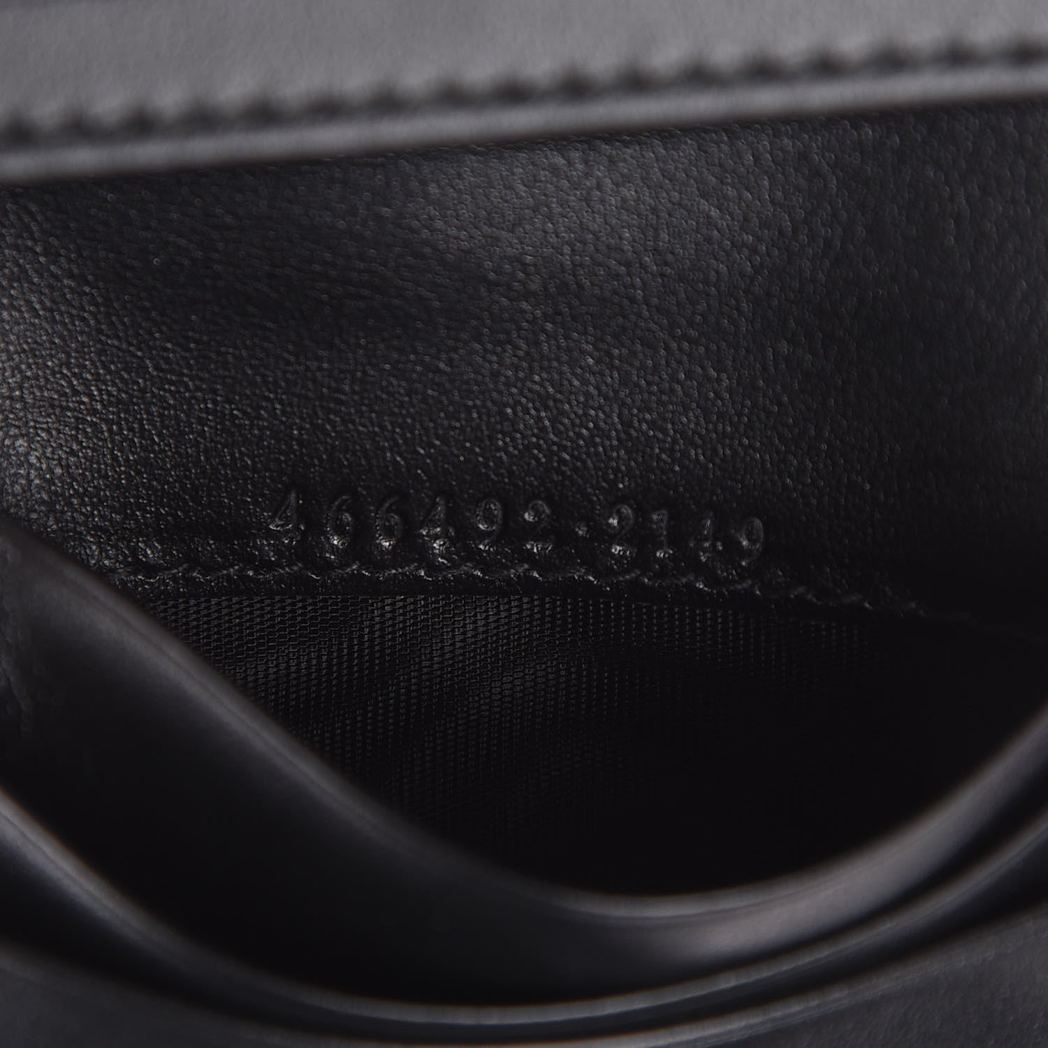 Gucci Calfskin Matelasse GG Marmont Card Case Wallet Black 6 of 8