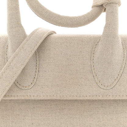 Jacquemus Linen Le Chiquito Noeud Light Greige 7 of 12