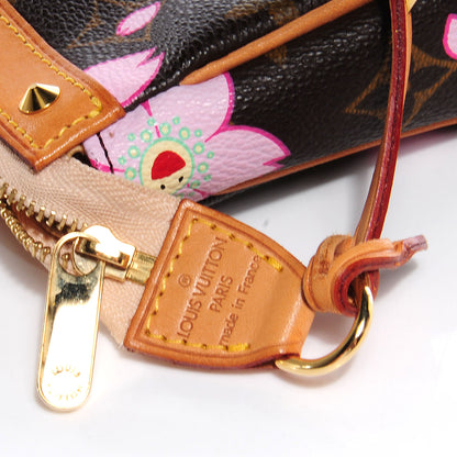 Louis Vuitton Monogram Cherry Blossom Pochette Accessories Brown 5 of 7