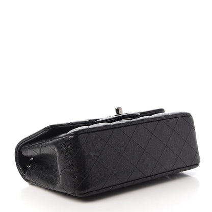 Chanel Iridescent Caviar Quilted Mini Rectangular Flap Black 4 of 10