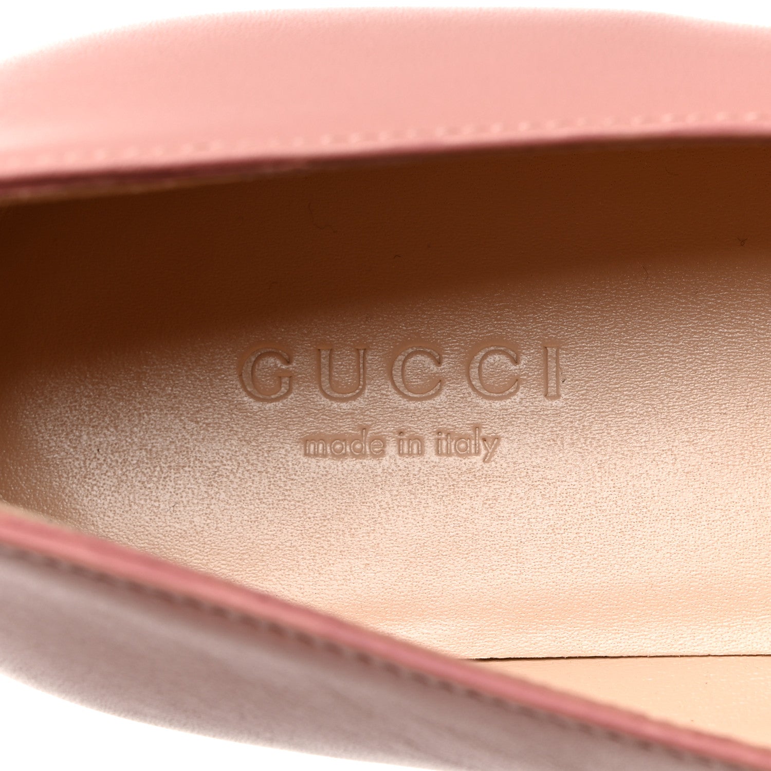 Gucci Calfskin Horsebit Loafers 39 Soft Pink 6 of 9