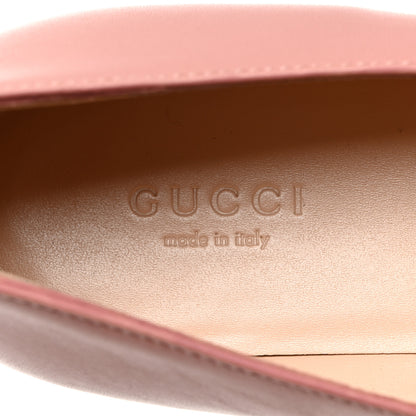 Gucci Calfskin Horsebit Loafers 39 Soft Pink 6 of 9