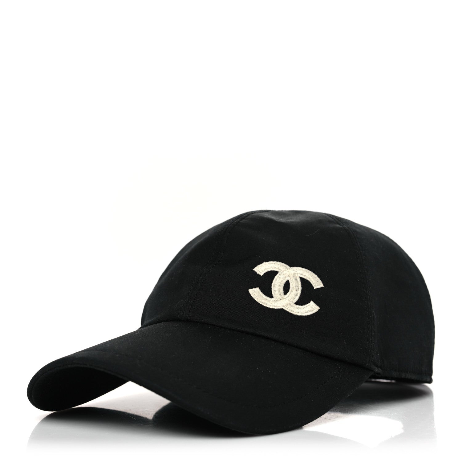 Chanel Cotton CC Cap Hat Black 1 of 7