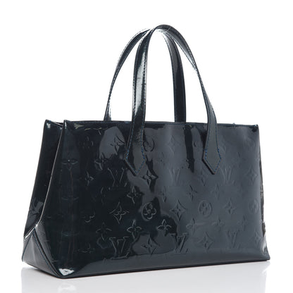 Louis Vuitton Vernis Wilshire PM Blue Nuit 3 of 10