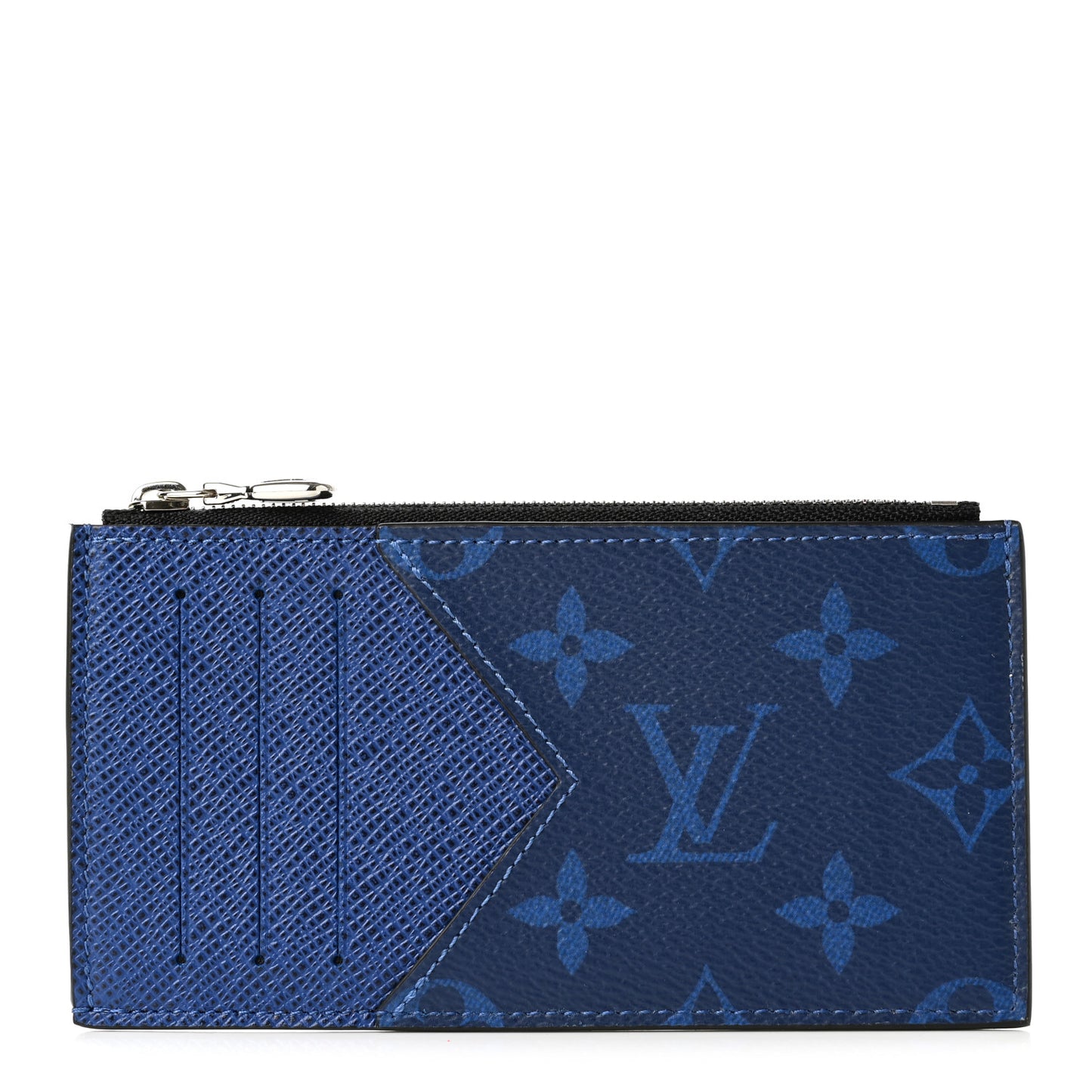 Monogram Taiga Coin Card Holder Cobalt