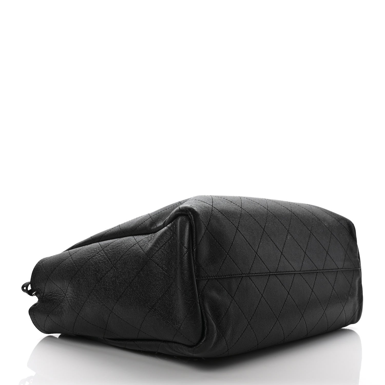 Chanel Caviar Stitched Large Shopping Tote Black 3 of 11