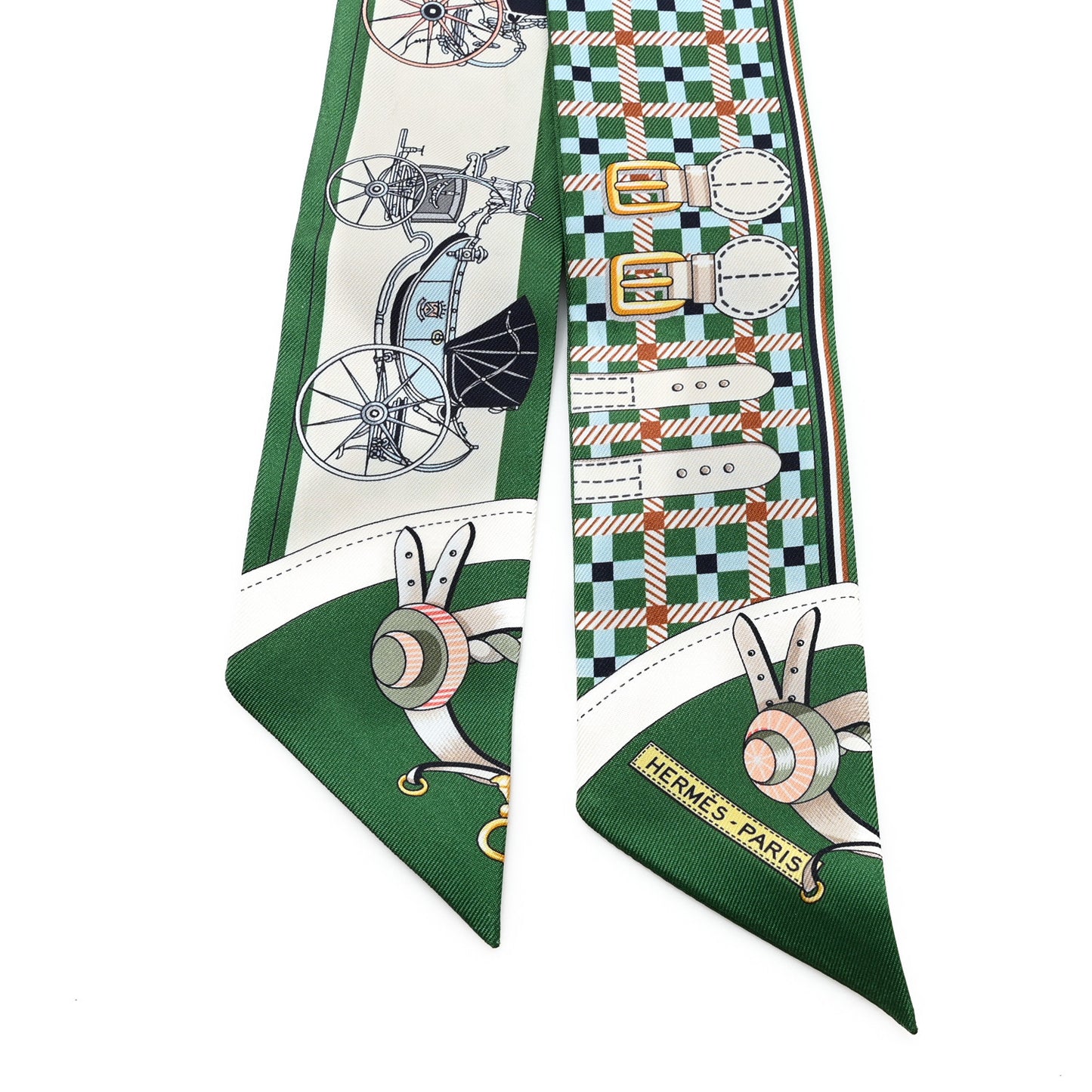 Silk Les Voitures Nouvelle Twilly Emeraude Creme Ciel