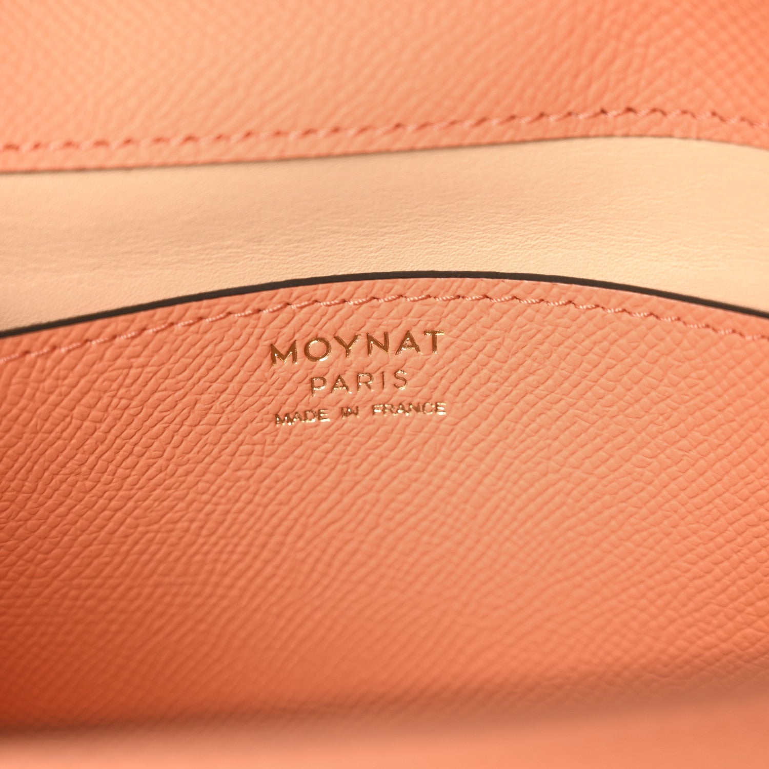 Moynat Carat Calfskin Flori PM Orange 7 of 10