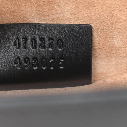 Gucci Calfskin Mini Sylvie Top Handle Bag Black 7 of 13